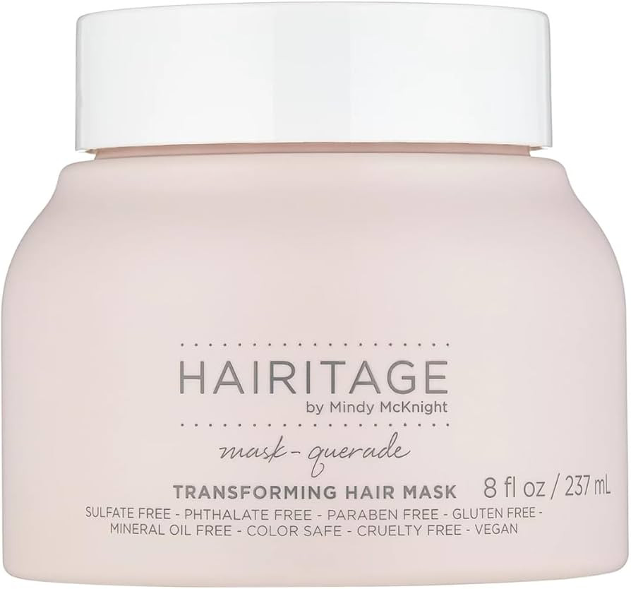 Hairitage Moisturizing Argan Oil Hair Mask with Shea Butter, Aloe & Soy Protein for Damaged Hair ... | Amazon (US)