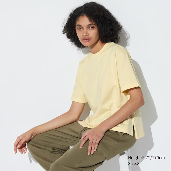 AIRism Cotton Short-Sleeve T-Shirt | UNIQLO (US)