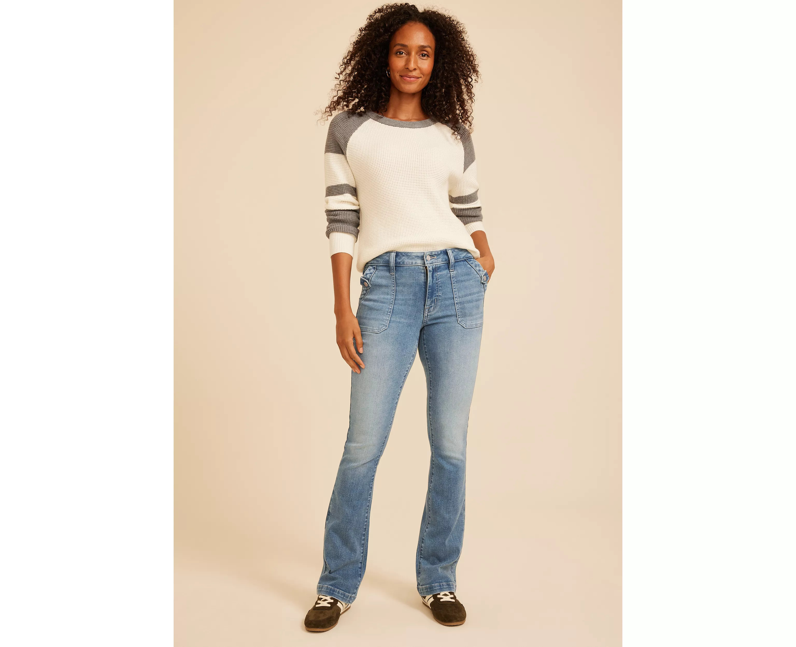 m jeans by maurices\u2122 Mid Rise Snap Pocket Bootcut Jeans | maurices | Maurices