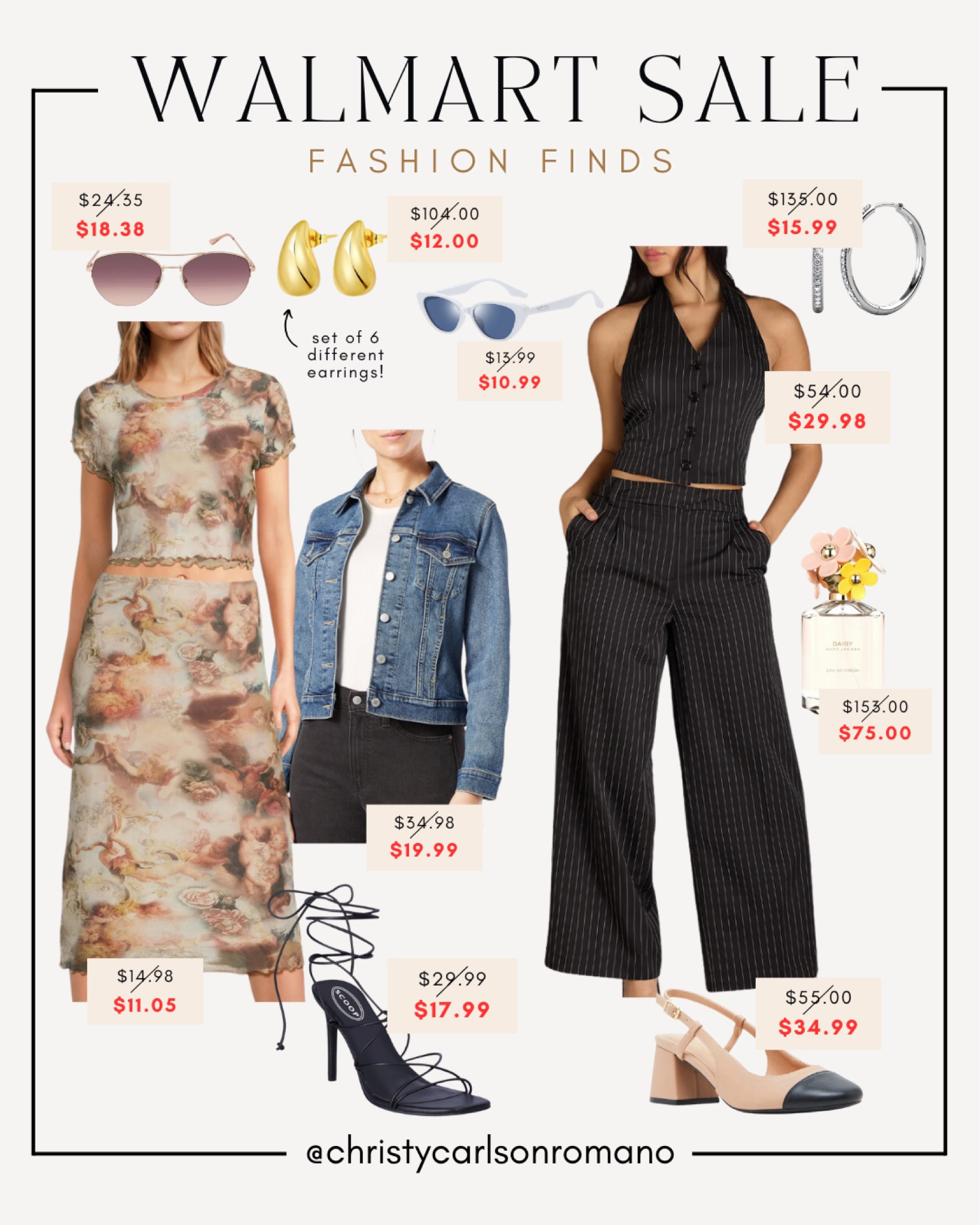 Shop these chic set of outfits, cute accessories, and shoes from Walmart that is perfect for any summer occasion! On sale until July 11th!
#summerlooks #fashioninspo #lookforless #affordablefinds

#LTKSeasonal #LTKSummerSales #LTKStyleTip