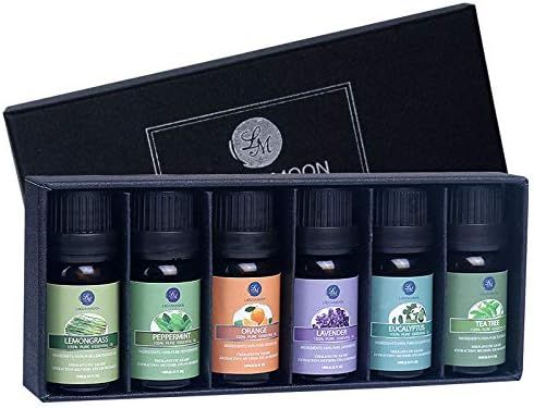 Lagunamoon Essential Oils Top 6 Gift Set Pure Essential Oils for Diffuser, Humidifier, Massage, A... | Amazon (US)