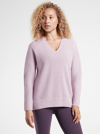 Hanover V-Neck Sweater | Athleta