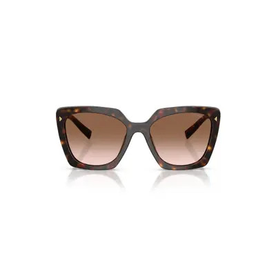 Prada 54mm Gradient Square Sunglasses in Root Havana/brown Gradient at Nordstrom | Nordstrom
