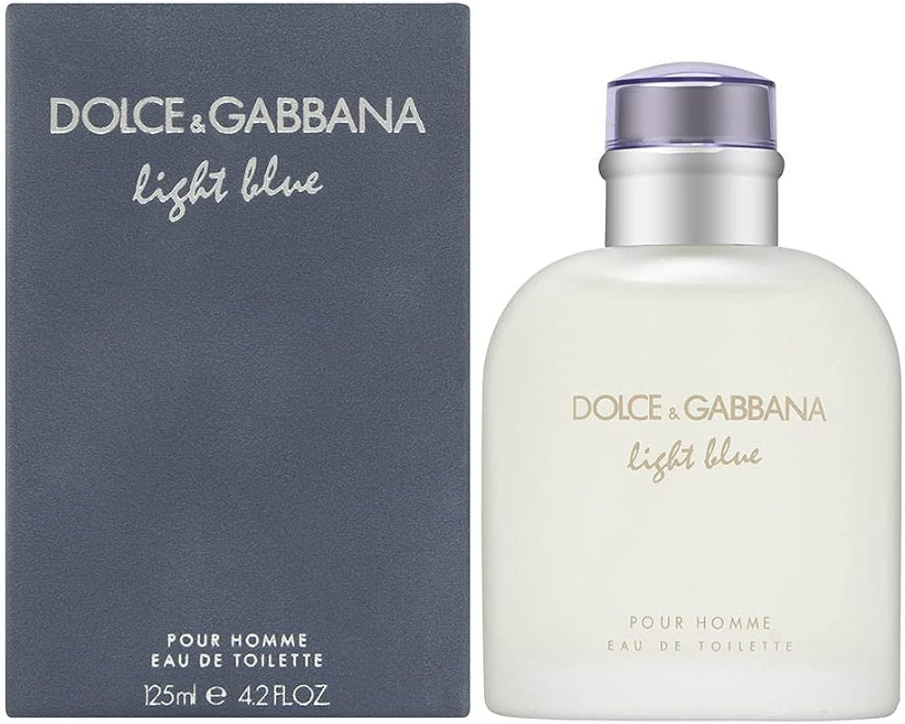 Dolce & Gabbana Eau de Toilettes Spray, Light Blue, 4.2 Fl Oz For Men or/and Pour Homme | Amazon (US)