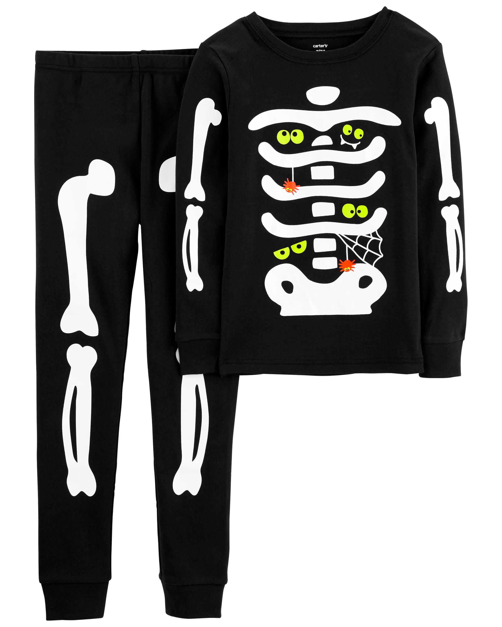 2-Piece Skeleton 100% Snug Fit Cotton PJs | Carter's