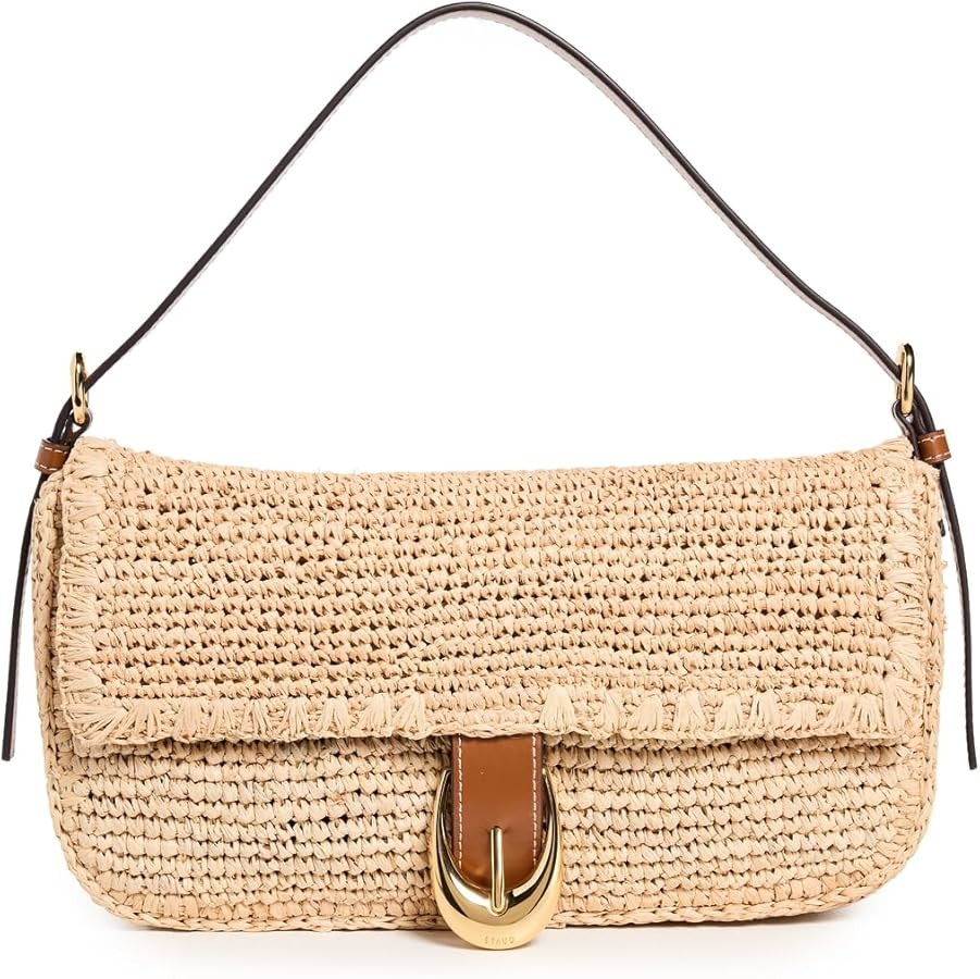 STAUD Women's Harlow Raffia Shoulder Bag | Amazon (US)
