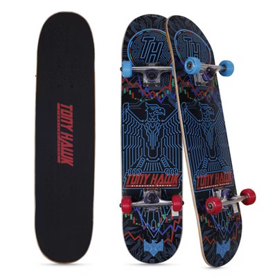 Tony Hawk 31 Inch Skateboard, Tony Hawk Signature Series 2, 9-Ply Maple Deck Skateboard for Cruising, Carving, Tricks and Downhill | Target