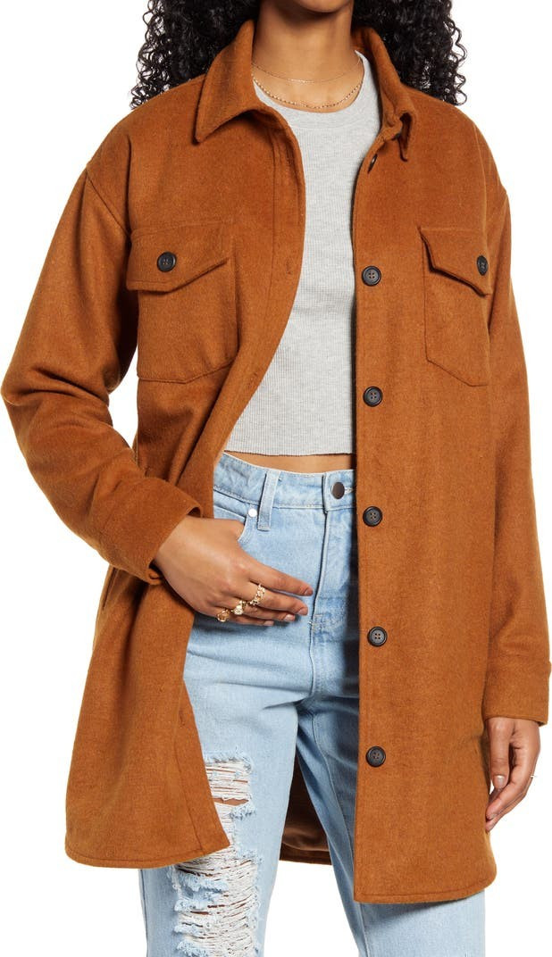 Long Shirt Jacket | Nordstrom Canada