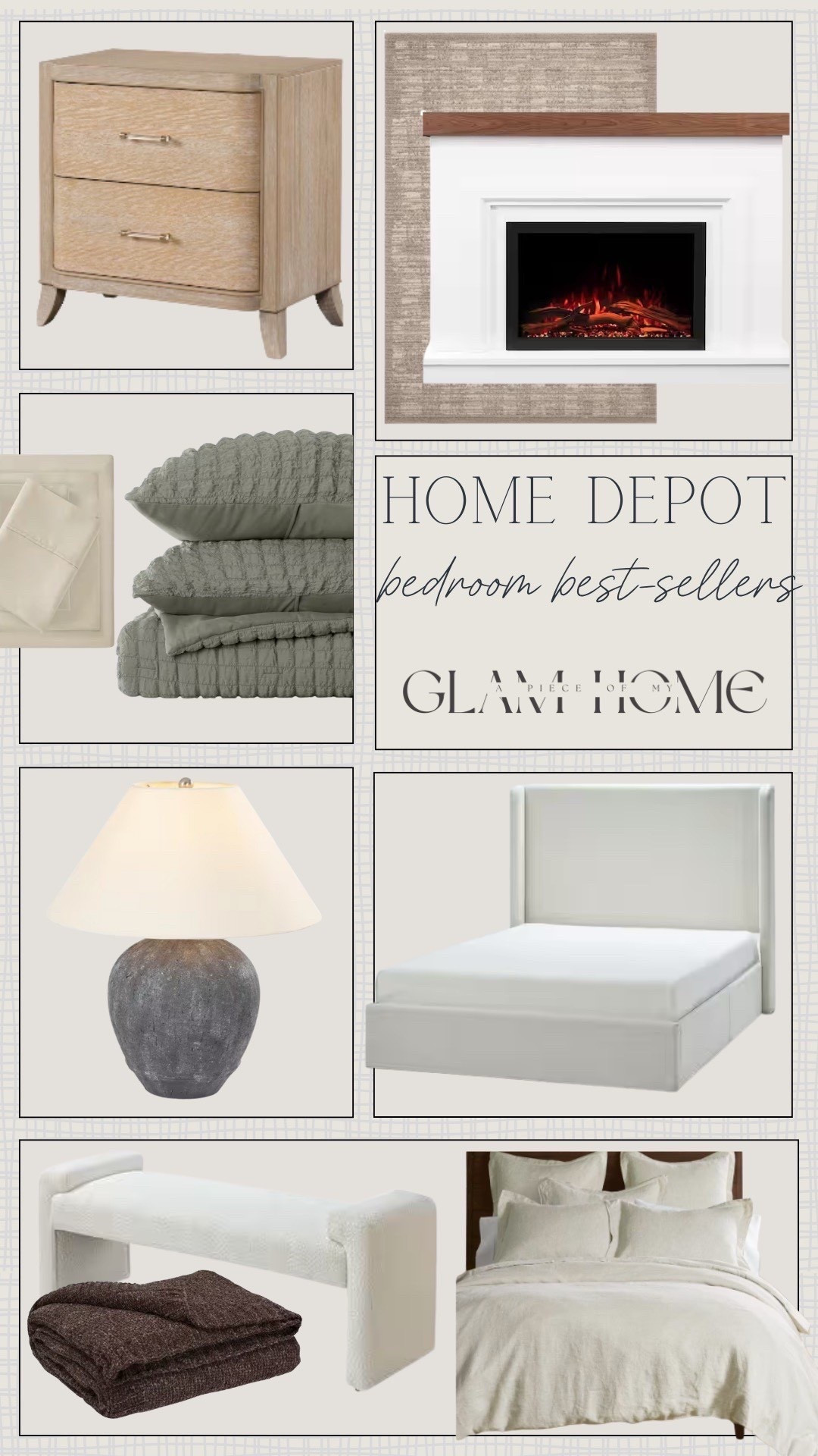Home Depot bedroom best-sellers! 

Bedding, sheets, Home Depot bedroom best sellers, Home Depot bedroom finds, bedroom best sellers, Home Depot furniture, bedroom furniture, bed frame, platform bed, nightstand, dresser, bedroom storage, bedroom organization, modern bedroom decor, neutral bedroom decor, cozy bedroom ideas, affordable bedroom furniture, budget home finds, Home Depot home finds, small space bedroom, minimalist bedroom, bedroom refresh



#liketkit #LTKSeasonal #LTKHome #LTKU
@shop.ltk
https://liketk.it/5MBxR
