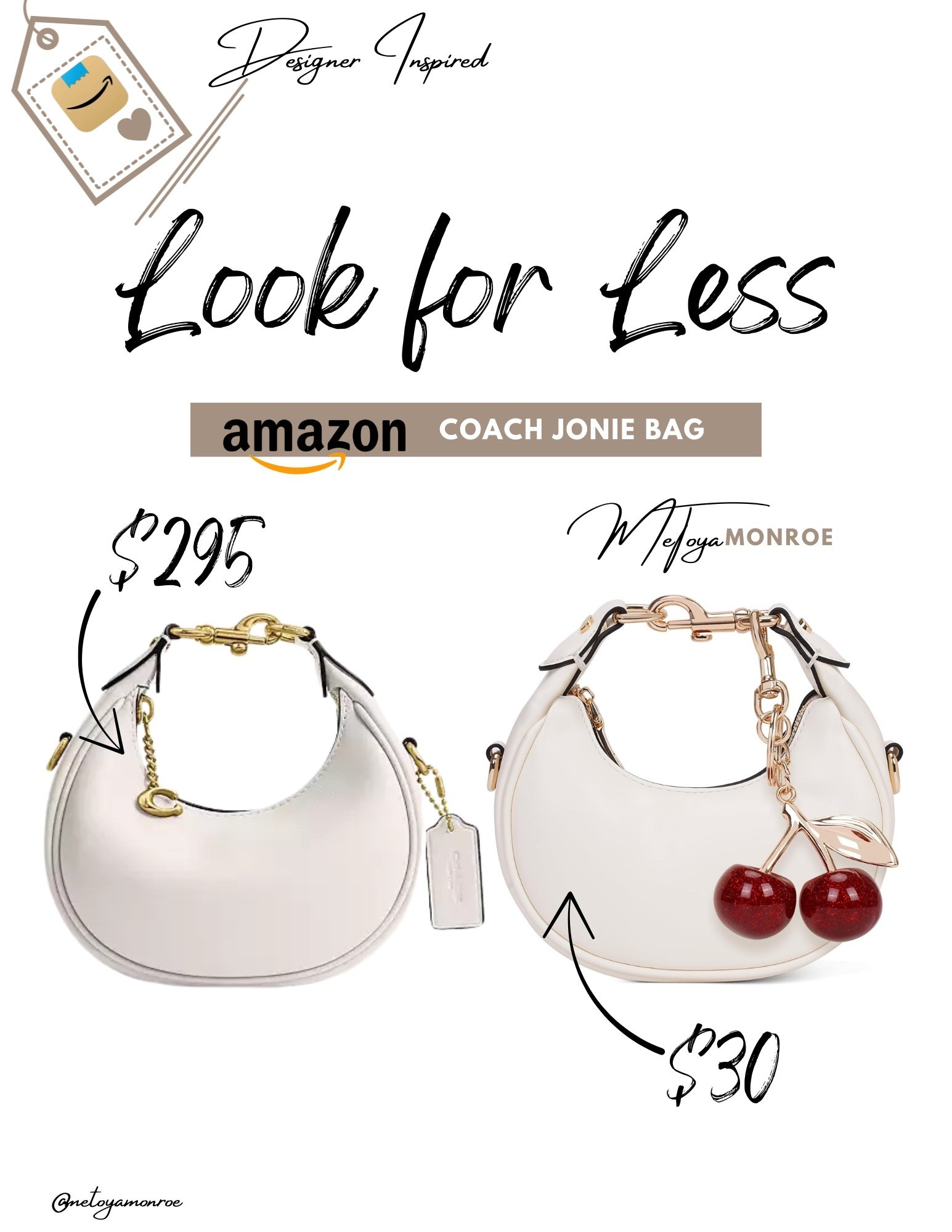 Amazon Designer Inspired Look for Less for the Coach Jonie Bag! Get the look for less for only $30 compared to $295! 

#LTKFindsUnder50
