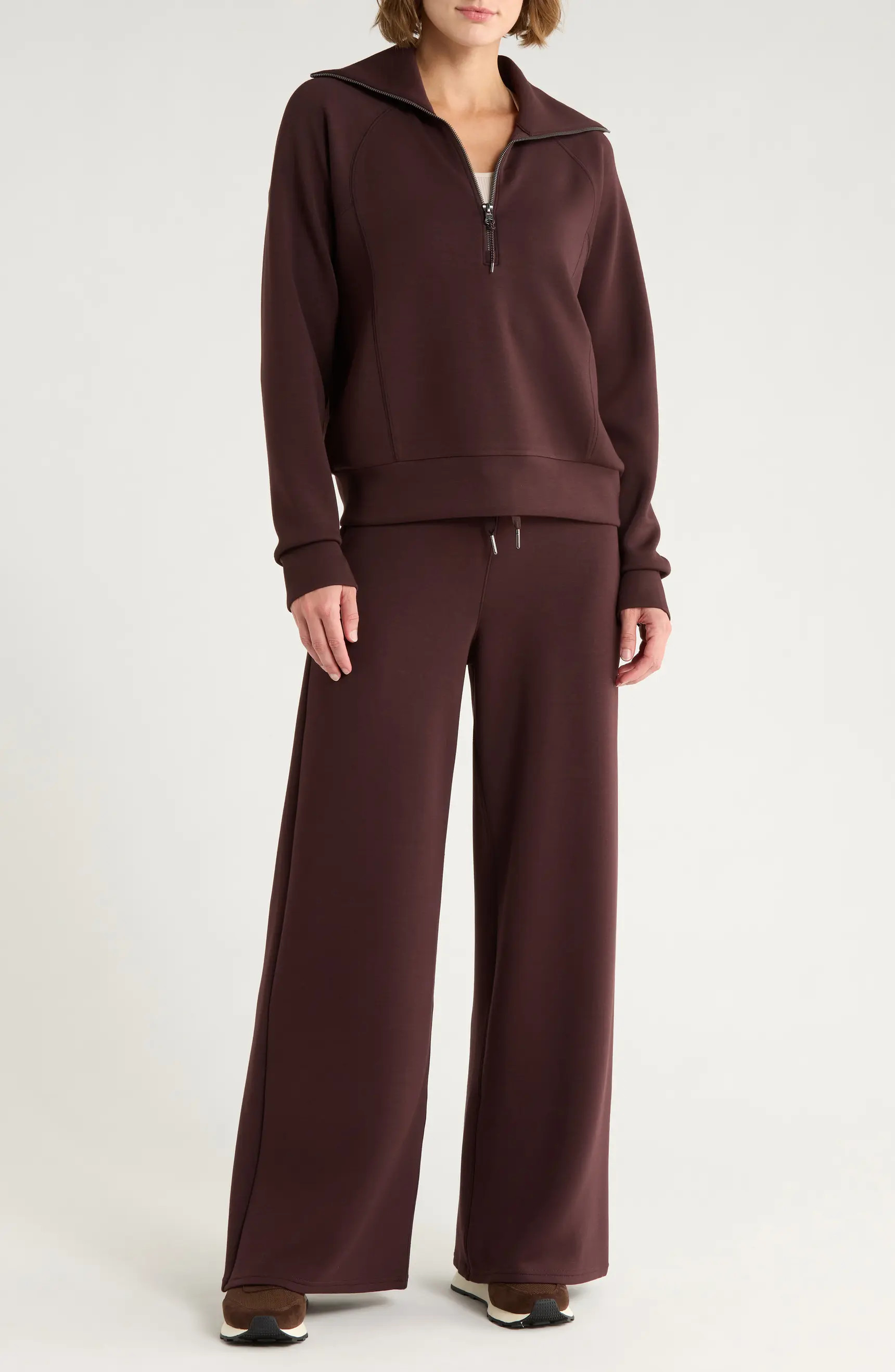 SPANX® AirEssentials Half Zip Sweatshirt | Nordstrom | Nordstrom