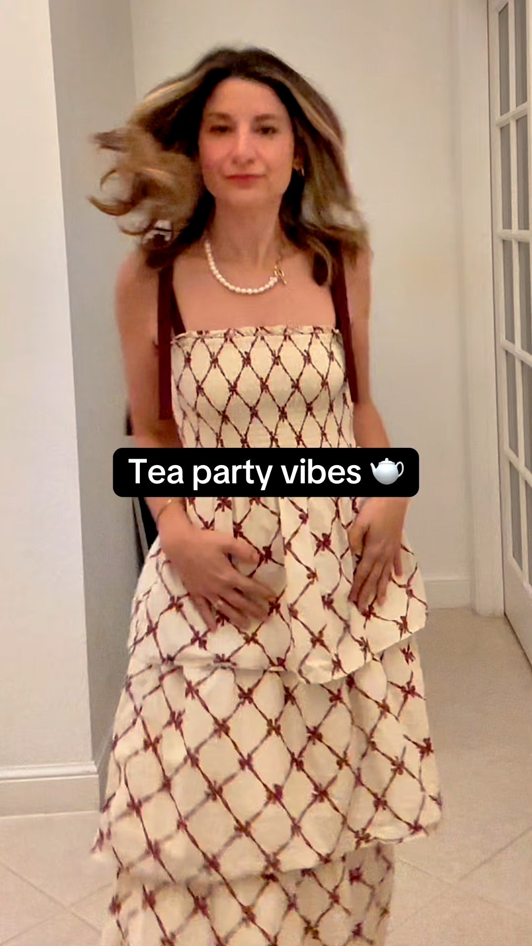 Love a sweet tiered dress for a tea party! 

#LTKmomlife #LTKootd