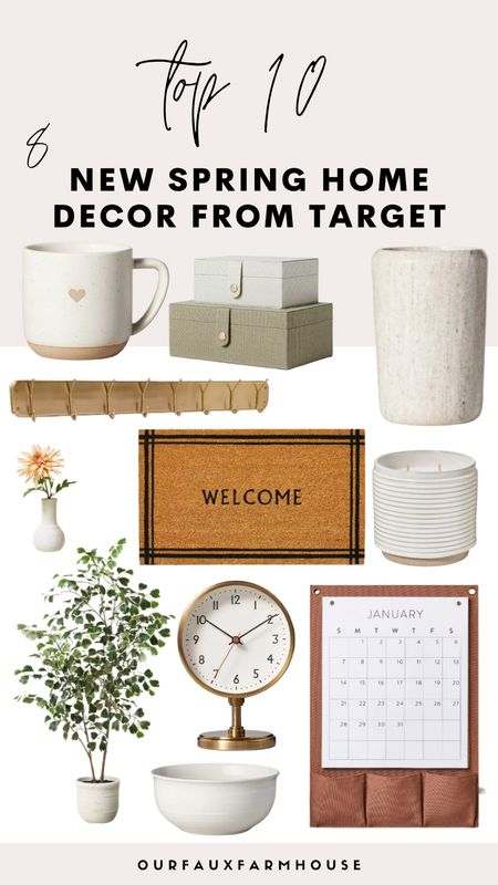 New spring decor from Target!! Love all of this from the Hearth & Hand line  