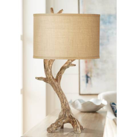 Beachwood Natural Driftwood Branch Table Lamp | Lamps Plus