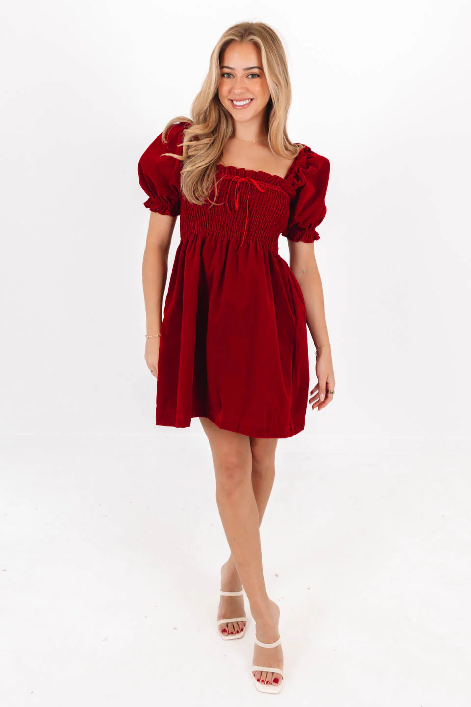 Most Wonderful Time Dress - Red | The Impeccable Pig