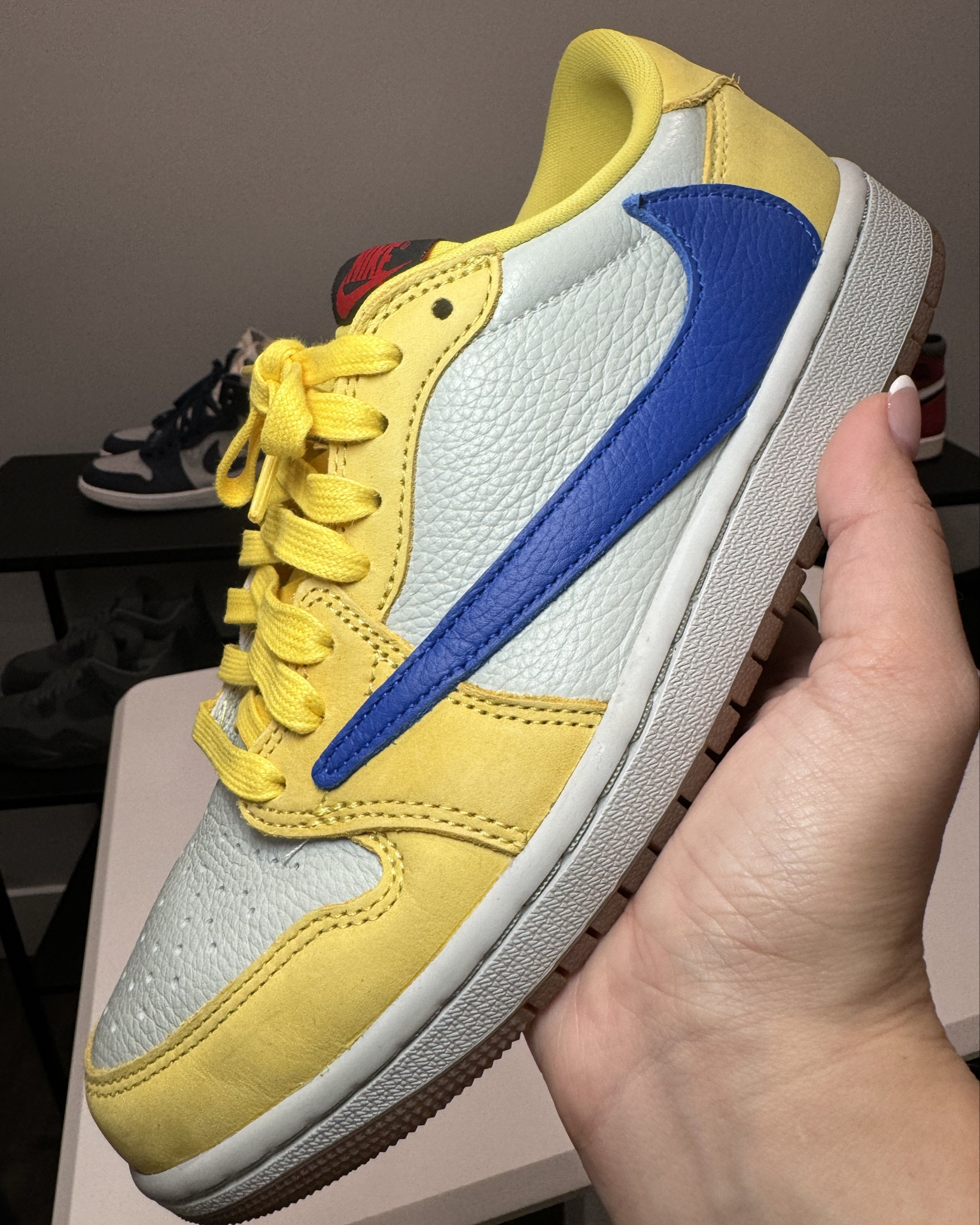 One of my favorite sneakers- Travis Scott Canary 💛

#LTKStyleTip #LTKActive #LTKShoeCrush