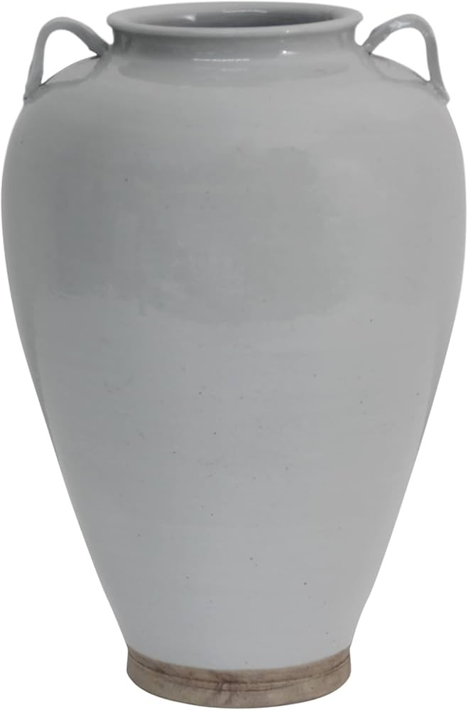 Artissance AM83050105 18.5" H White Porcelain Indoor Outdoor Clara w/2 Handles, Home and Garden V... | Amazon (US)