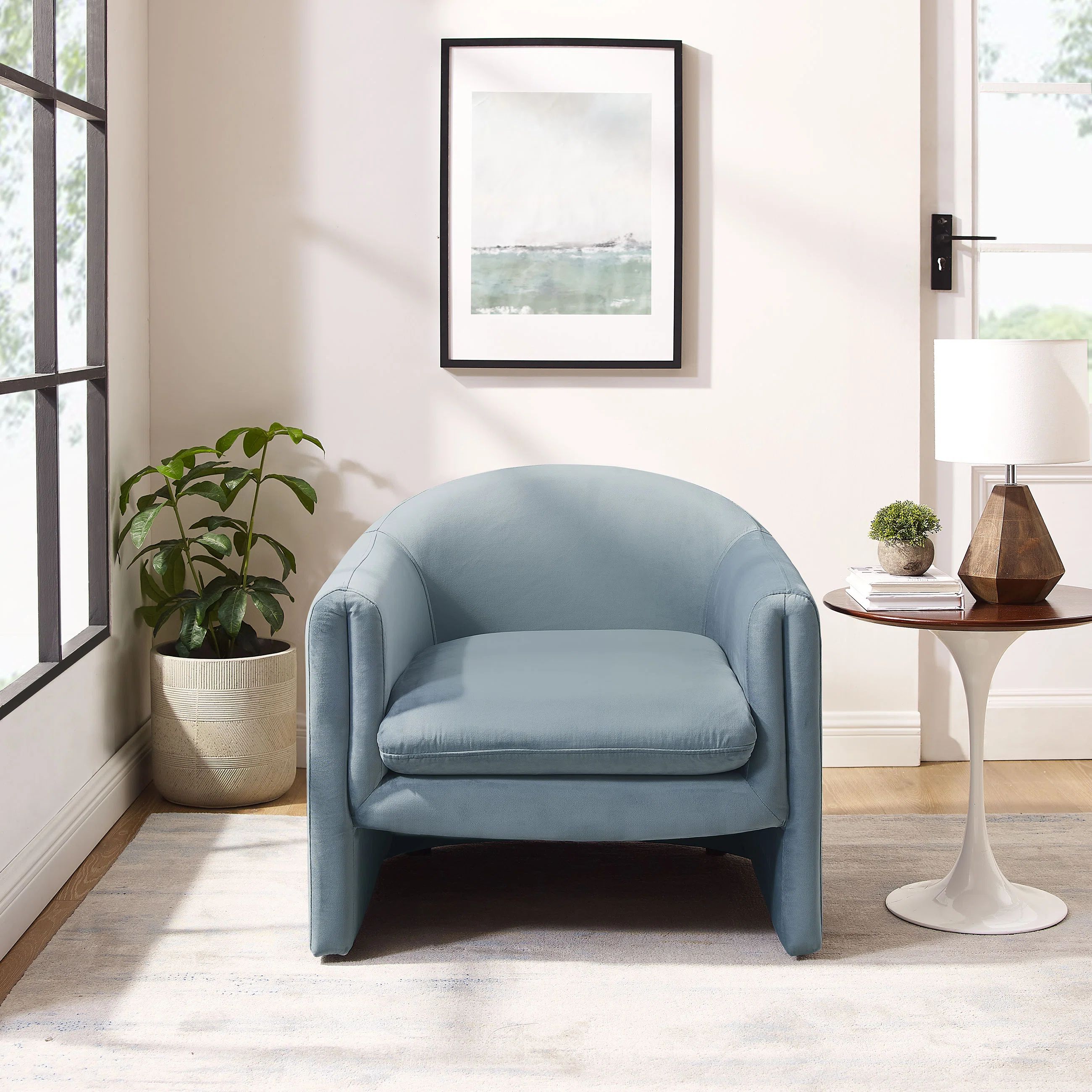 Orren Ellis Sephine 31.2" Upholstered Nordic-style Accent Chair | Wayfair | Wayfair North America