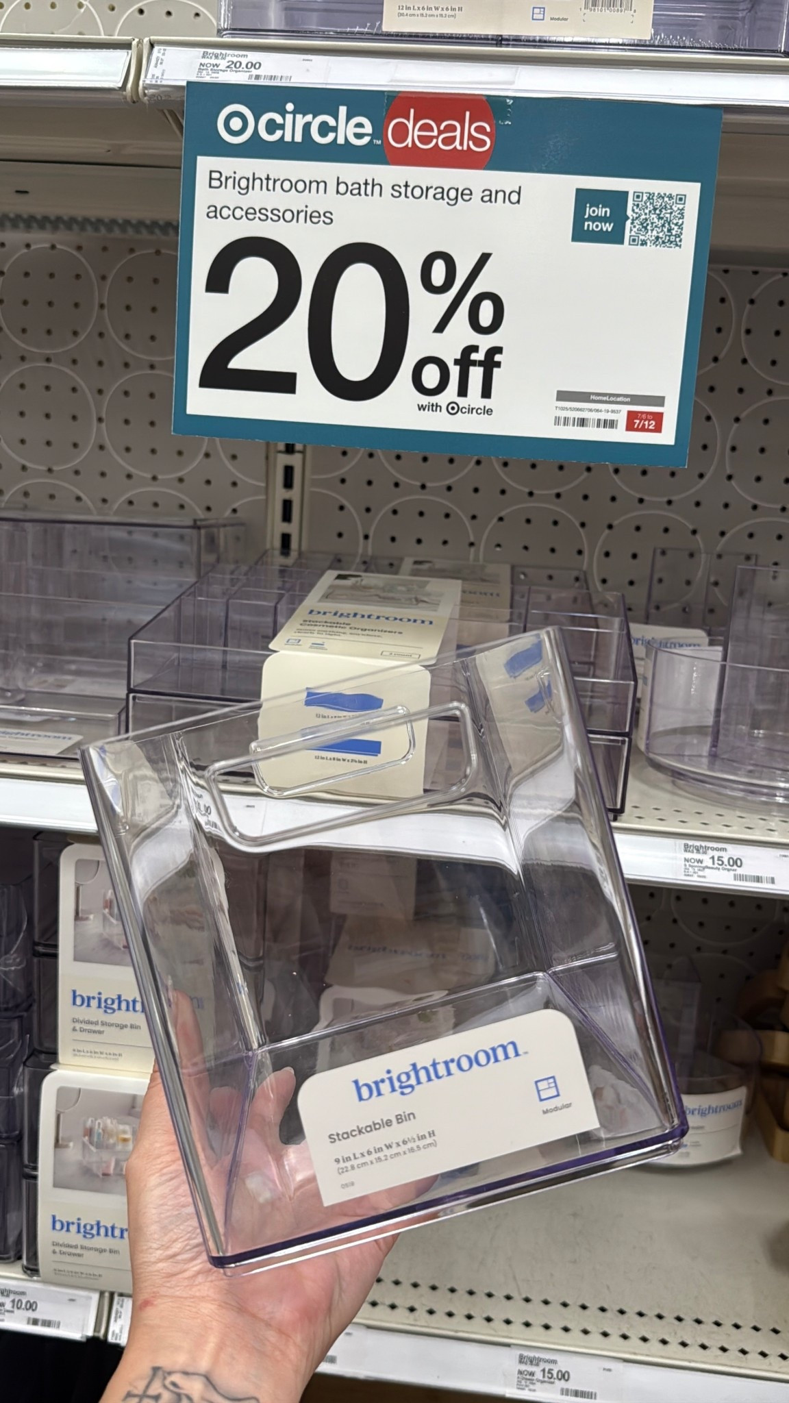 TARGET circle week! These organizing containers are what I use all over my house and they’re 20% off! 

#LTKSaleAlert #LTKFindsUnder50 #LTKHome