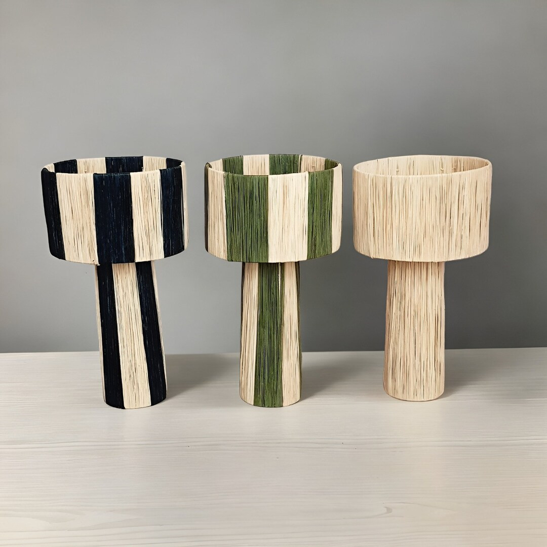 Lamps Raffia Natural Raffia Lamp - Etsy | Etsy (US)