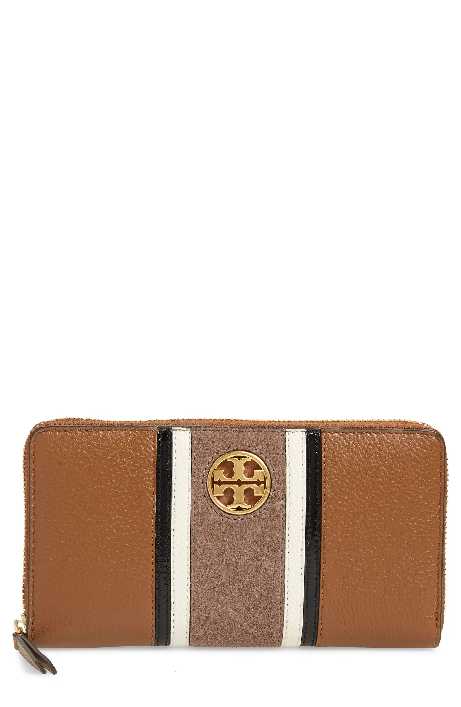 Carson Stripe Zip Continental Wallet | Nordstrom