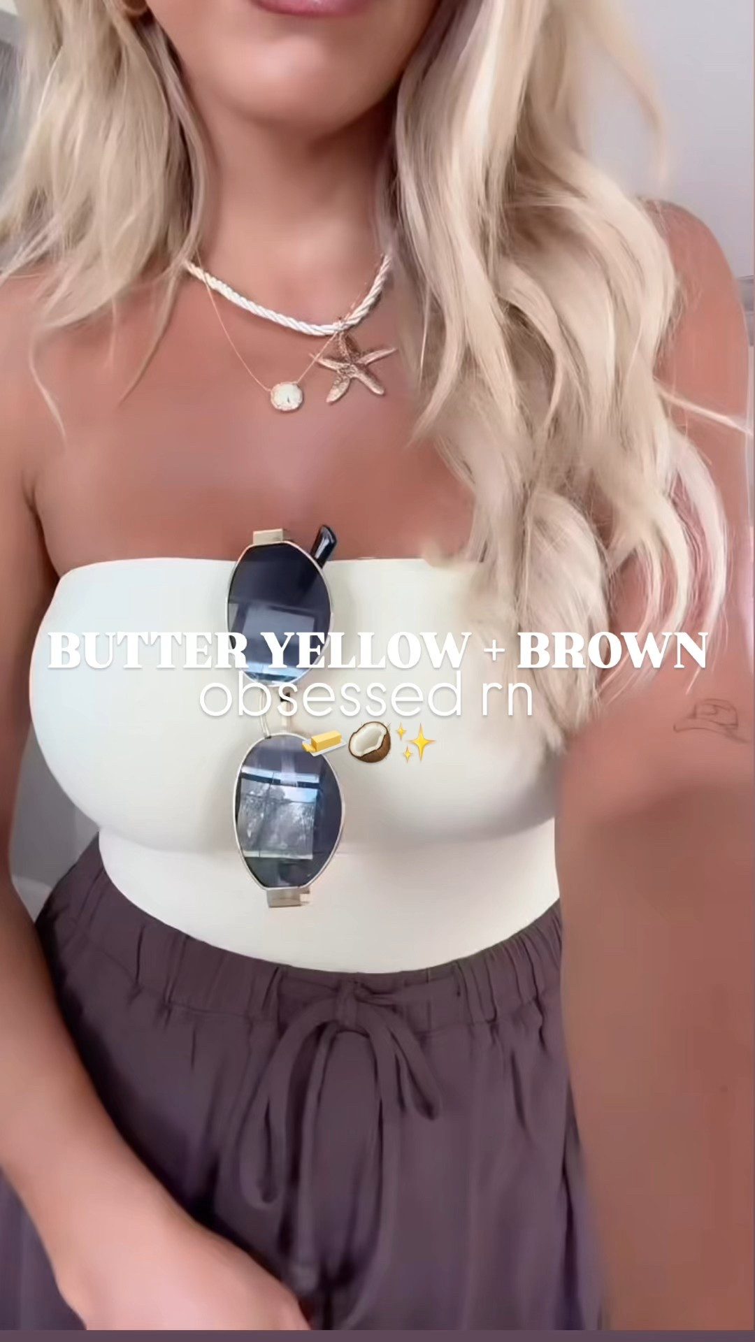 Obsessed with butter yellow and brown at the moment! Everything is Amazon! How cute is this little starfish necklace? #amazon #amazonfinds 

#LTKFindsUnder50 #LTKStyleTip