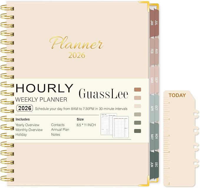 Large 2026 Planner, Weekly & Monthly Appointment Book from Jan. 2026 - Dec. 2026, Work & Life Dai... | Amazon (US)
