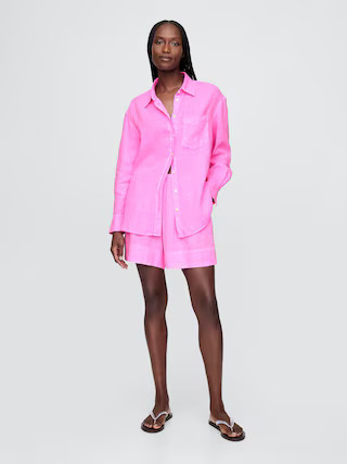 100% Linen Easy Shorts | Gap (US)