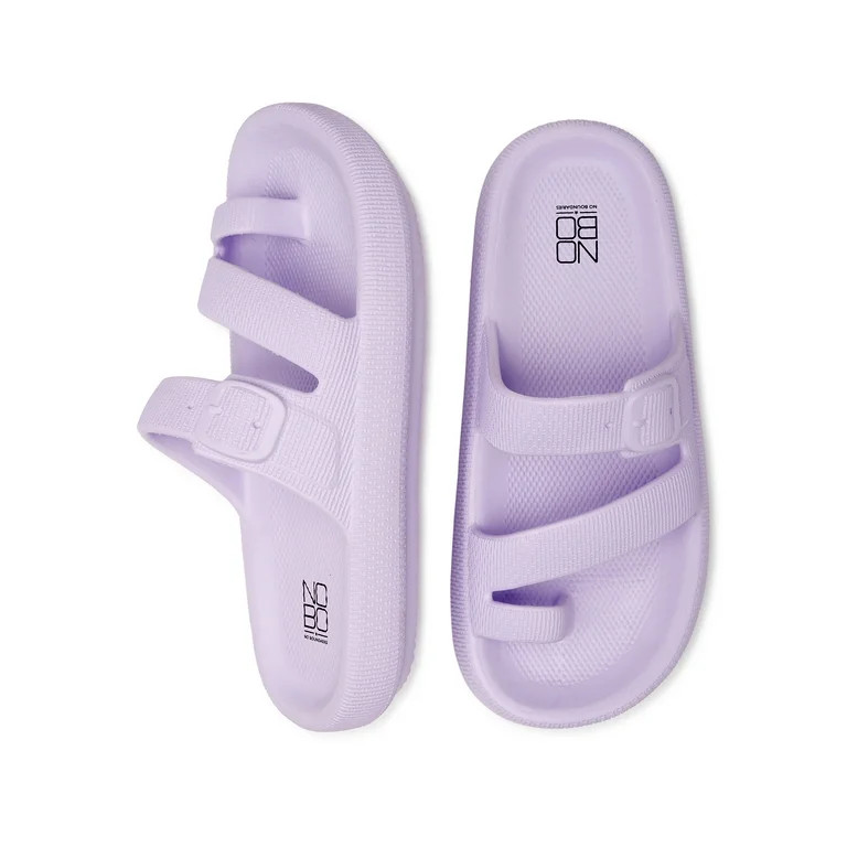 No Boundaries Womens Comfort Slide Toe Thong | Walmart (US)