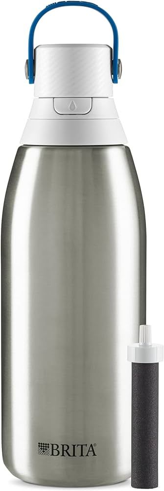 Brita Insulated Filtered Water Bottle with Straw, Reusable, Christmas Gift and Stocking Stuffer F... | Amazon (US)