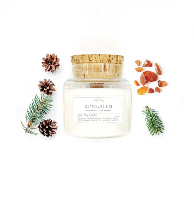 LIMITED EDITION RE'ME.DI.UM Pine & Amber Candle | Cailini Coastal
