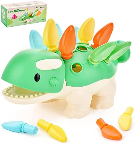 Cerbru Montessori Toys for Babies, Dinosaur Fine Motor Skills Sensory Toys for Toddlers 1-3, Lear... | Amazon (US)