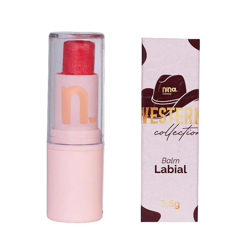 BALM LABIAL GLOW WESTERN - MUSA DO RODEIO - NINA MAKEUP | Nina Makeup (BR)