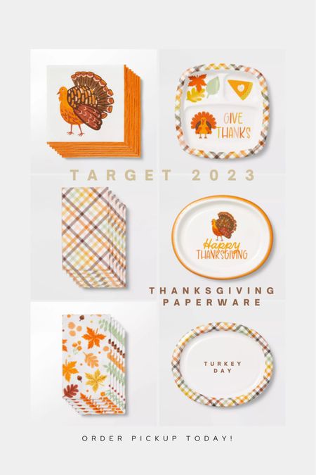 Turkey 🦃 Day is coming!!! Don’t forget your paperware. Target has great options and prices!! 
➡️ Best part:  you can order online and pickup!!! 

#LTKSeasonal #LTKhome #LTKHoliday