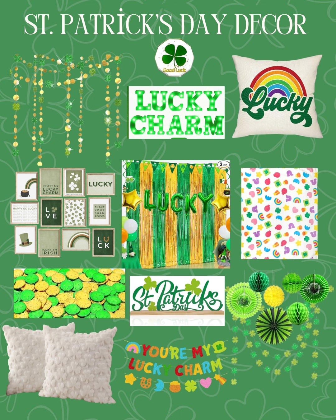 Planing a St. Patrick’s Day party? Here’s all my favorite for a happy go lucky time 🍀

#LTKHome #LTKSeasonal #LTKdayinmylife