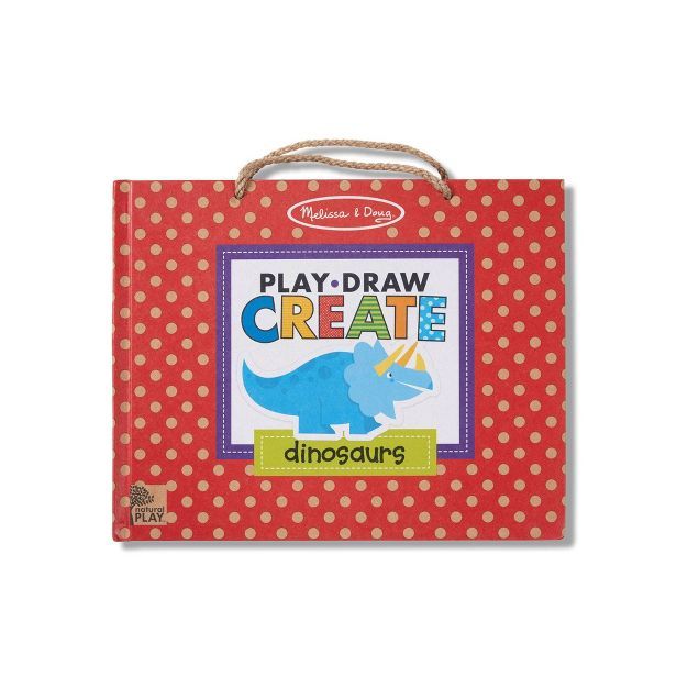 Melissa & Doug Natural Play: Play, Draw, Create Reusable Drawing & Magnet Kit - Dinosaurs (41 Mag... | Target