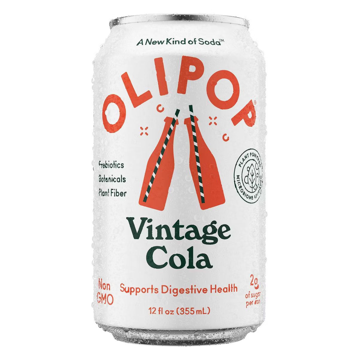 OLIPOP Vintage Cola Prebiotic Soda - 12 fl oz | Target