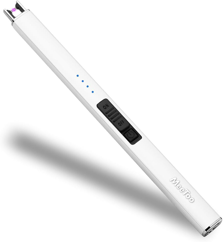 MeeToo Electric Candle Lighter Rechargeable Type-C - Gifts for Wife Men Women Nana, USB Plasma Ar... | Amazon (US)