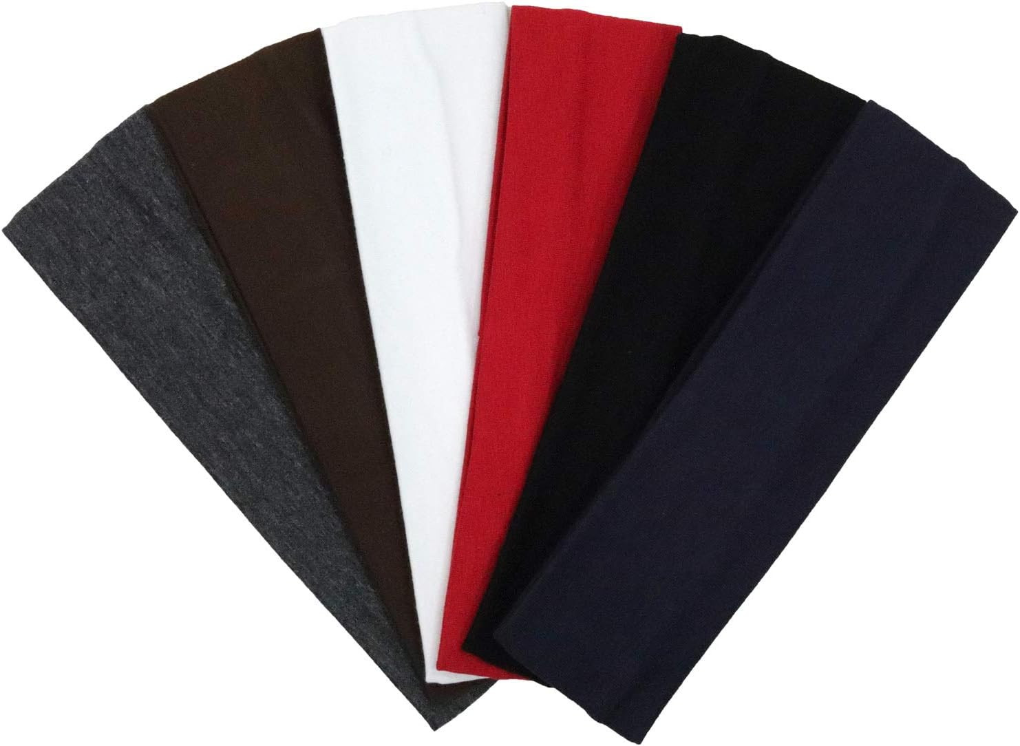 Cotton Headbands 6 Pack Stretch Elastic Yoga Soft and Stretchy Sports Fashion Headband for Teens ... | Amazon (CA)
