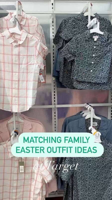 Matching Easter outfit ideas for the whole family at target. Mommy and daughter. Mommy and son. 

#LTKSeasonal