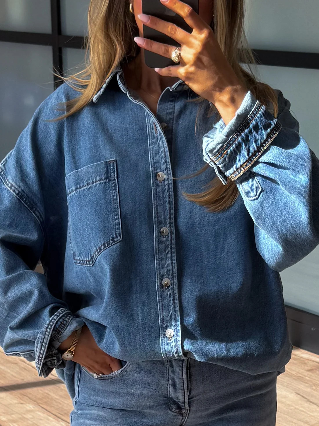 Old Soul Denim Shacket | Medium Wash | +Plus Available | RESTOCK | Shop Talulah