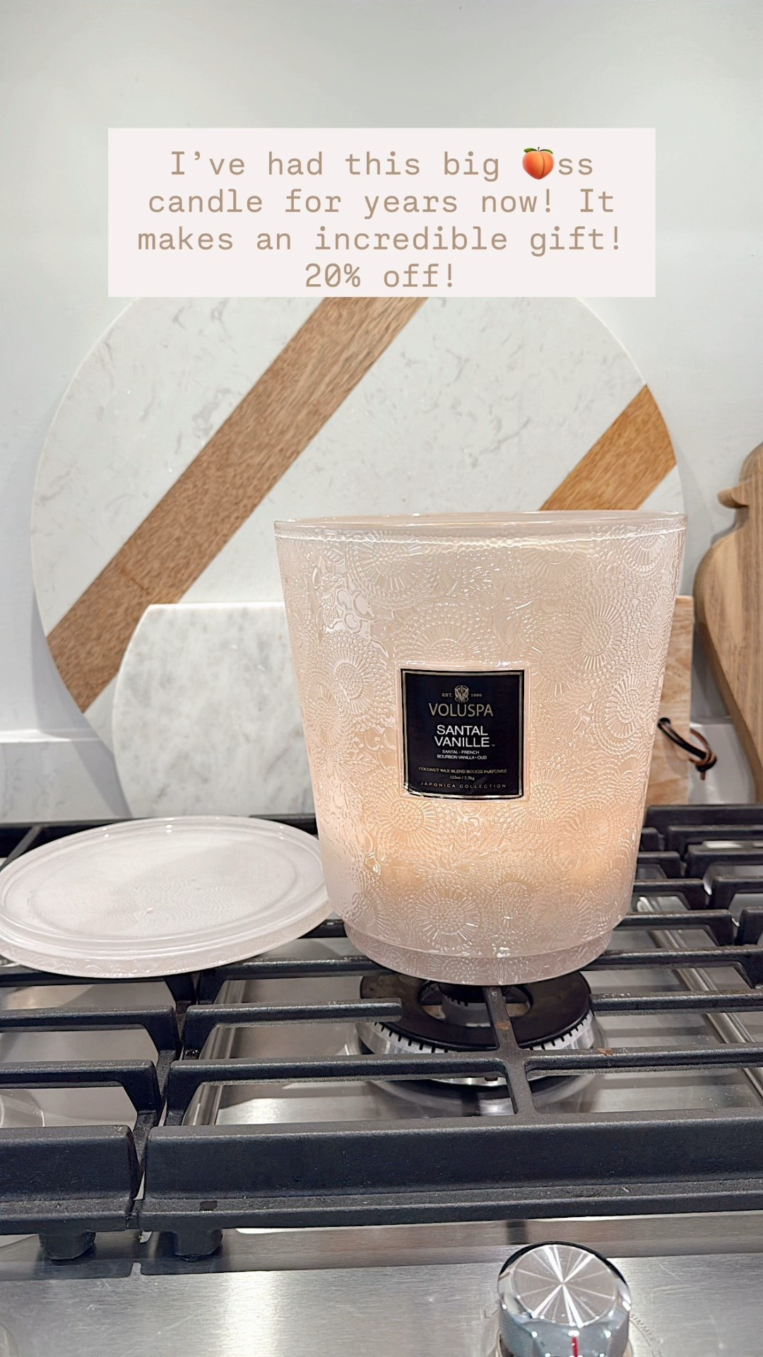 We love the santal vanille scent! 

#LTKHome #LTKSaleAlert #LTKCyberWeek