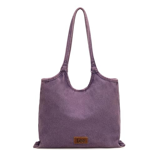 Montana West x Lee Denim Tote Bag for Women Casual Hobo Shoulder Bag & Handbags for Work, Travel, Shopping, LEE63-001LPP | Amazon (US)