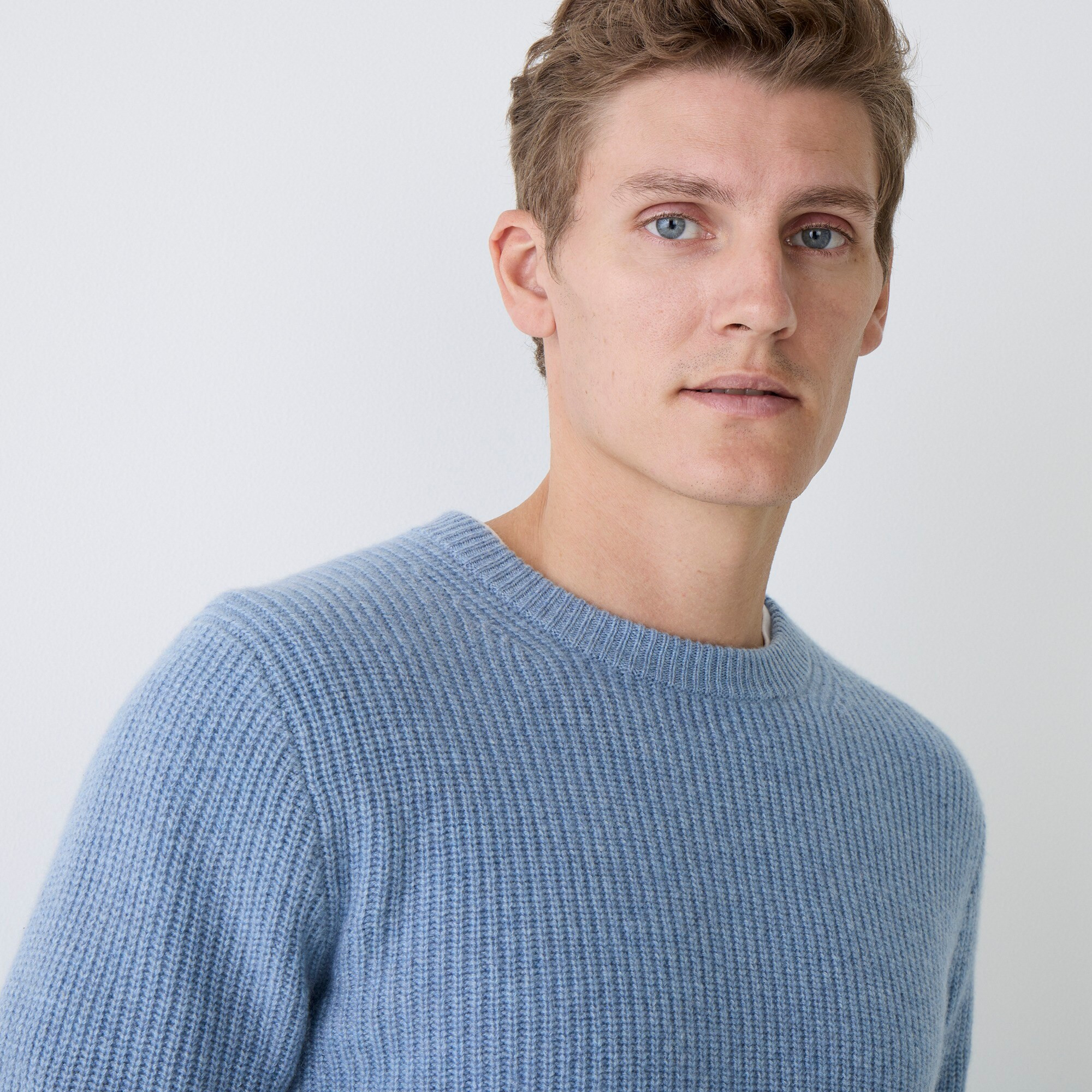 Cashmere ribbed crewneck sweater | J. Crew US