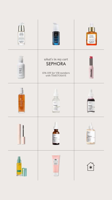 Sephora VIB members get 15% off today through 11/6 with promo TIMETOSAVE stock up on your faves

#LTKbeauty #LTKsalealert