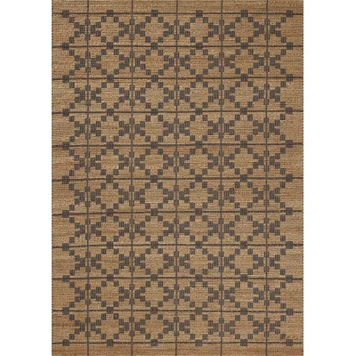 Chris Loves Julia x Loloi Judy Natural / Graphite Area Rug | Wayfair North America