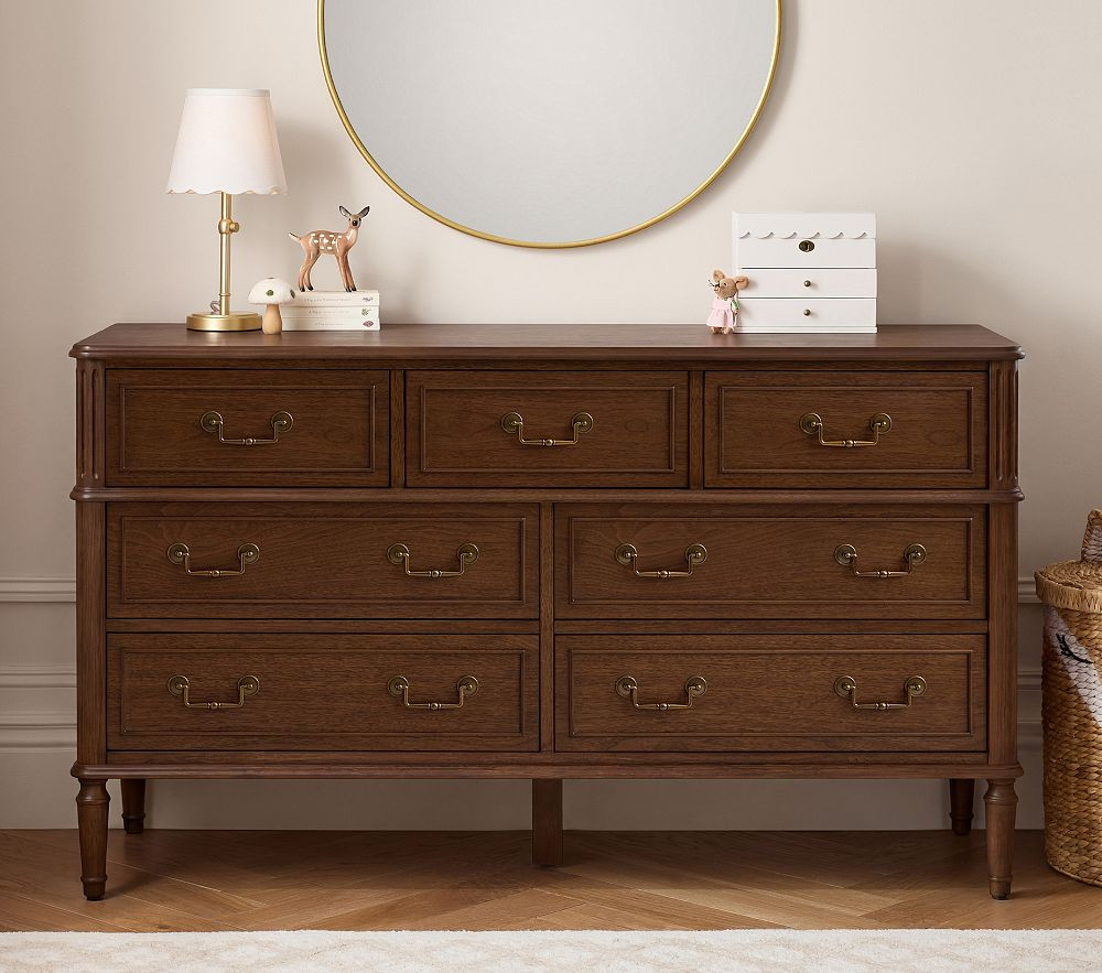 Rosalie 7-Drawer Dresser (56w x 19d") | Pottery Barn Kids