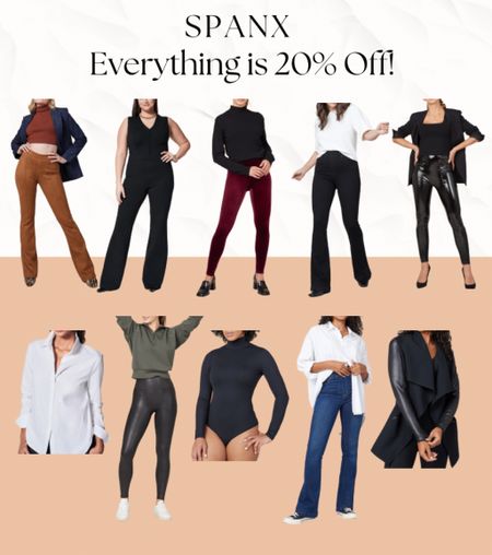 Spanx is all 20% off! Spanx leggings on sale. Flare jeans. Velvet leggings. Faux leather leggings. Spanx jeans on sale too!

#LTKHoliday #LTKGiftGuide #LTKsalealert