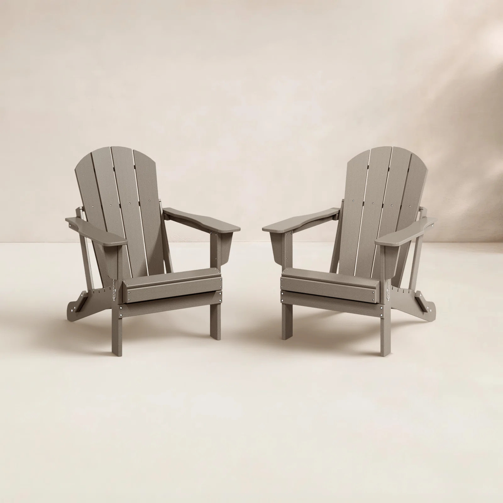 Laguna Foldable Outdoor Adirondack Set (Set of 2) | Birch Lane