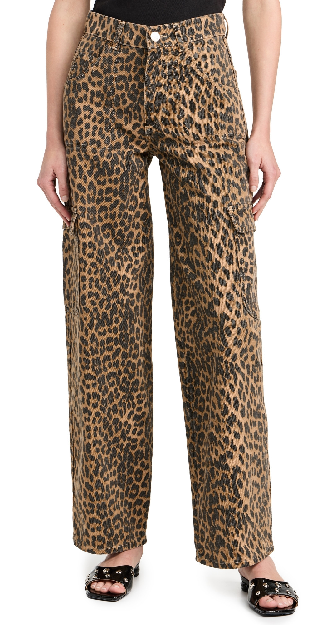 Damson Madder Leopard Cargo Trousers Leopard 12 | Shopbop